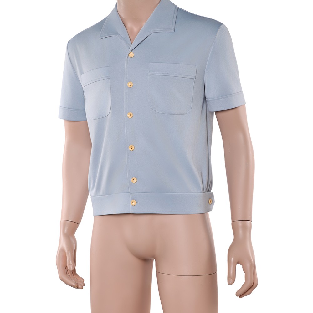 Sanji Blue Top Cosplay Costume Halloween Carnival Outfit