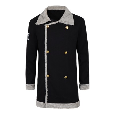 Sanji Black Coat Cosplay Costume Halloween Carnival Outfit