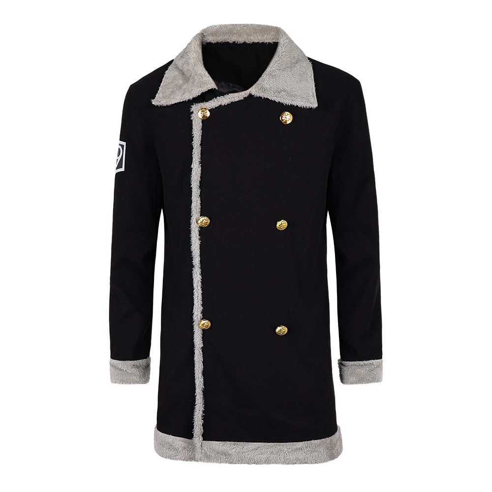 Sanji Black Coat Cosplay Costume Halloween Carnival Outfit