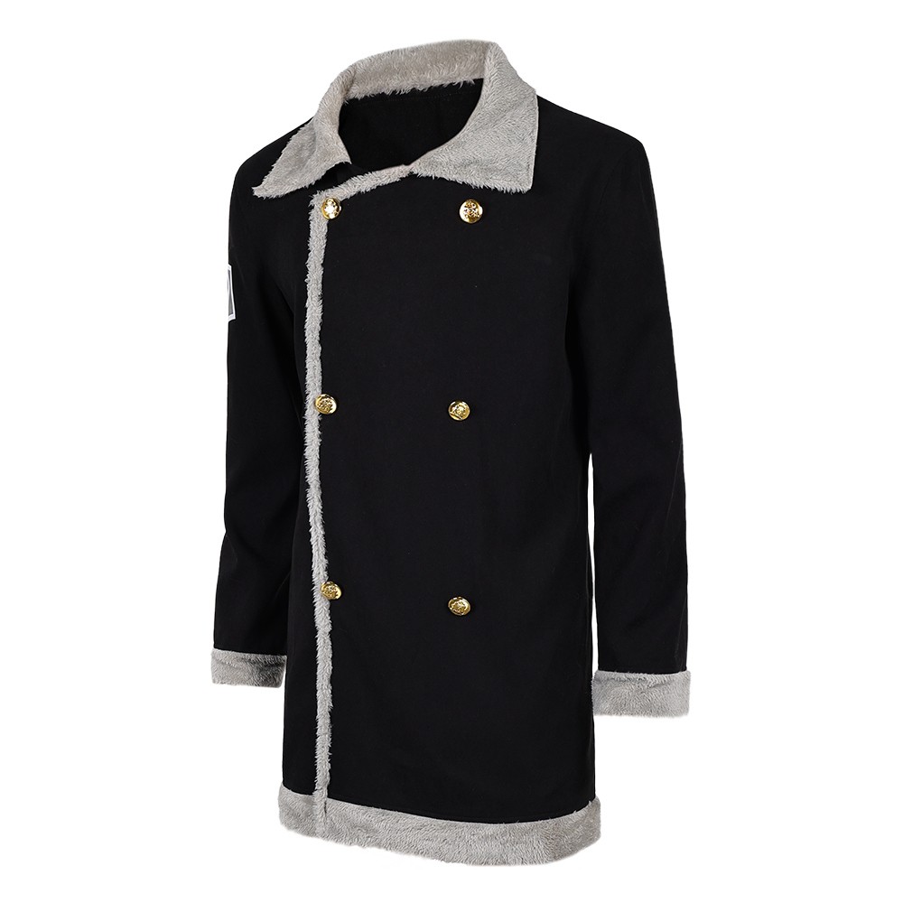 Sanji Black Coat Cosplay Costume Halloween Carnival Outfit