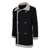 Sanji Black Coat Cosplay Costume Halloween Carnival Outfit