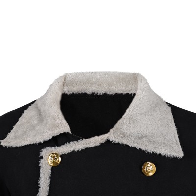 Sanji Black Coat Cosplay Costume Halloween Carnival Outfit