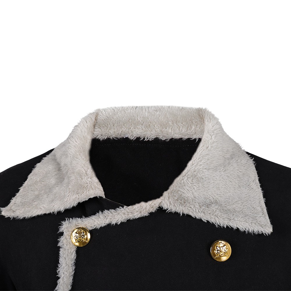 Sanji Black Coat Cosplay Costume Halloween Carnival Outfit
