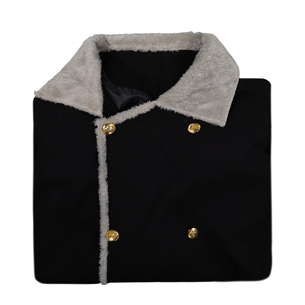 Sanji Black Coat Cosplay Costume Halloween Carnival Outfit