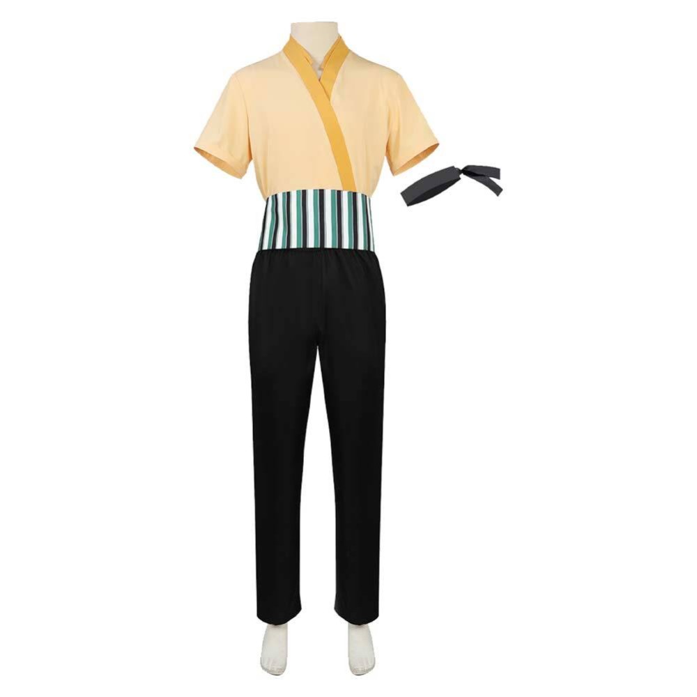 Roronoa Zoro White Cosplay Costume Halloween Carnival Outfit