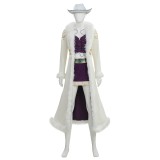 Niko Robin Femme Costume Cosplay Blanc Tenue Halloween Carnaval
