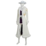 Niko Robin Femme Costume Cosplay Blanc Tenue Halloween Carnaval