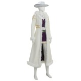 Niko Robin Femme Costume Cosplay Blanc Tenue Halloween Carnaval