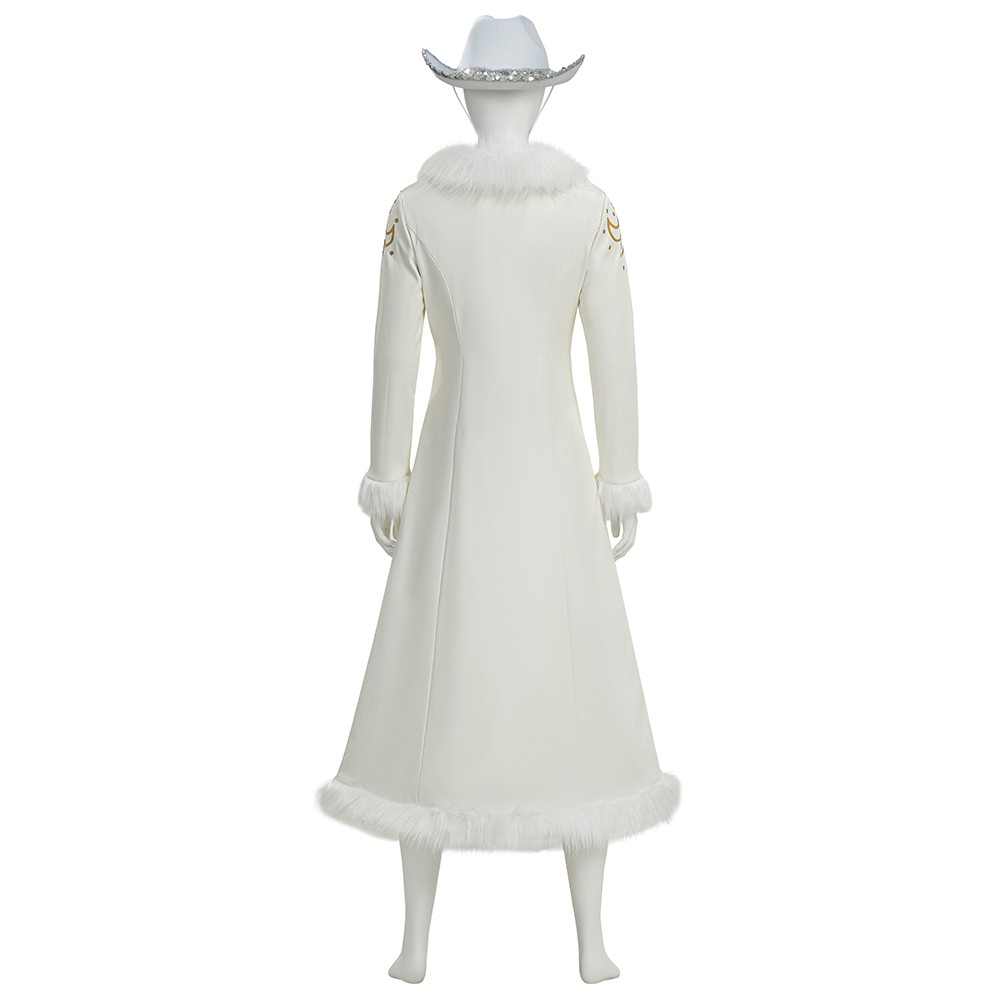 Niko Robin Femme Costume Cosplay Blanc Tenue Halloween Carnaval
