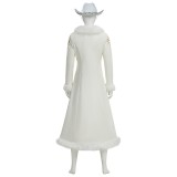Niko Robin Femme Costume Cosplay Blanc Tenue Halloween Carnaval