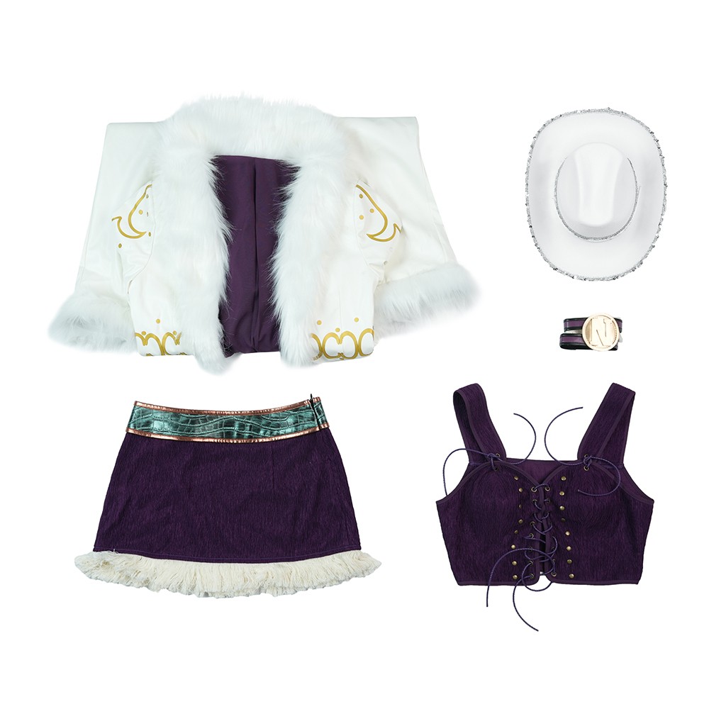Niko Robin Femme Costume Cosplay Blanc Tenue Halloween Carnaval