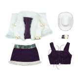 Niko Robin Femme Costume Cosplay Blanc Tenue Halloween Carnaval
