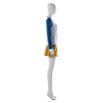 Nami Women White Cosplay Costume Halloween Carnival Outfit