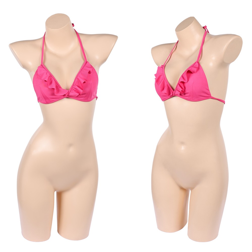 Nami Women Pink Swimsuit Cosplay Costume Halloween Carnival Outfit