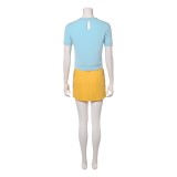 Nami Women Blue and Yellow Cosplay Costume Halloween Carnival Outfit