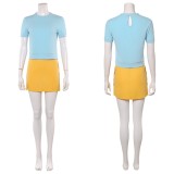 Nami Women Blue and Yellow Cosplay Costume Halloween Carnival Outfit