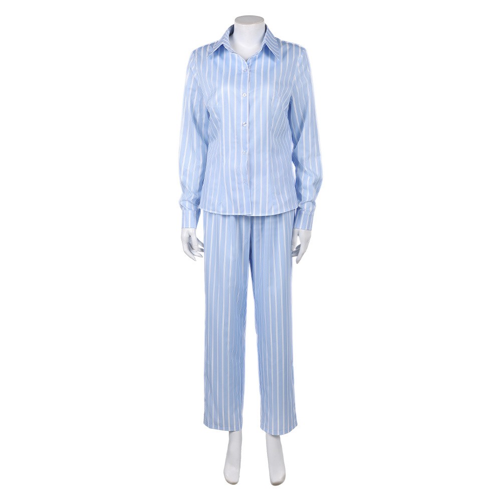 Nami Blue Pajamas Cosplay Costume Halloween Carnival Outfit