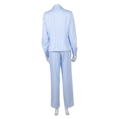Nami Blue Pajamas Cosplay Costume Halloween Carnival Outfit