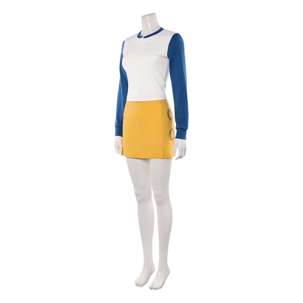 Nami Blue and White Cosplay Costume Halloween Carnival Outfit