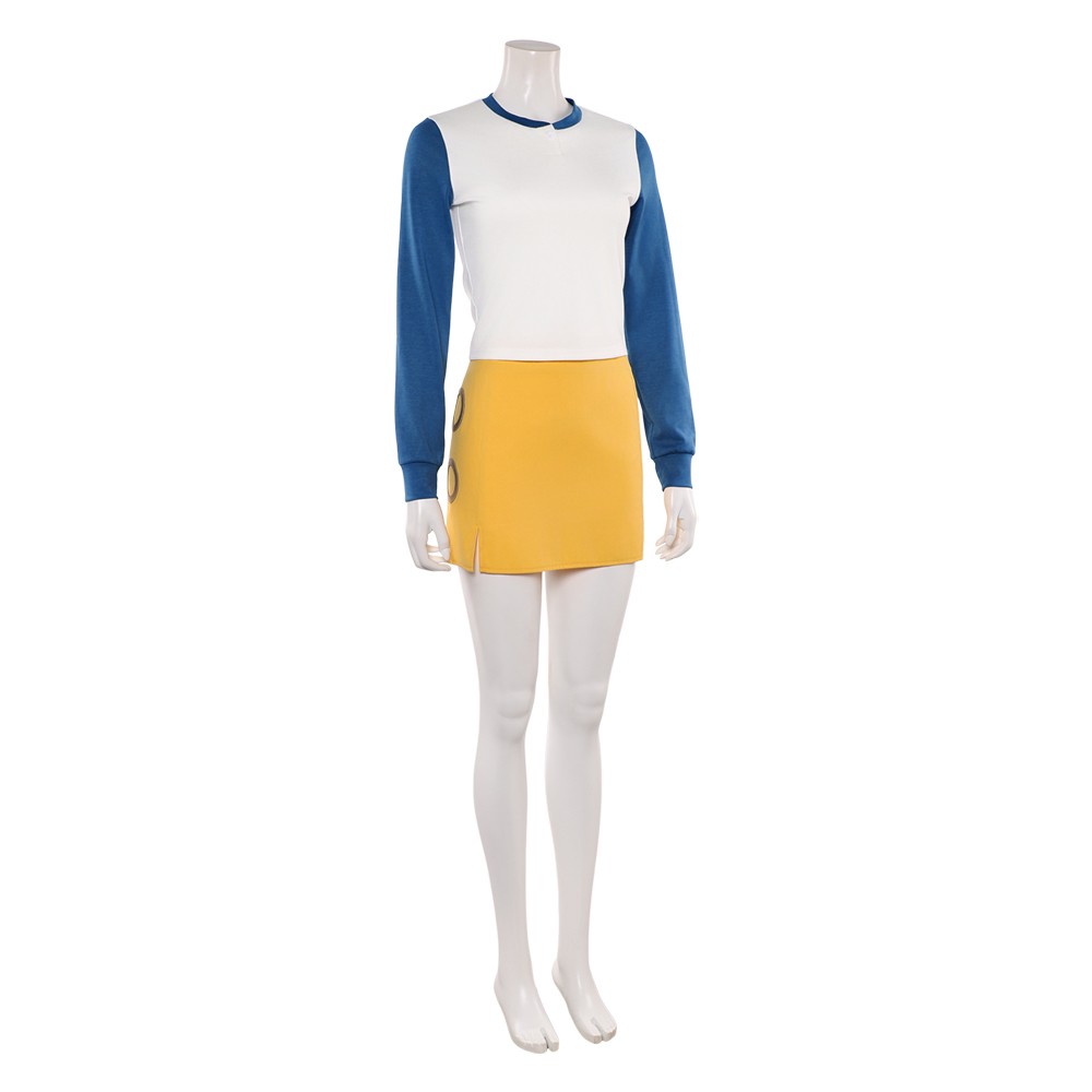Nami Blue and White Cosplay Costume Halloween Carnival Outfit