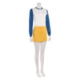 Nami Blue and White Cosplay Costume Halloween Carnival Outfit