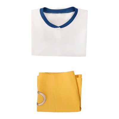 Nami Blue and White Cosplay Costume Halloween Carnival Outfit