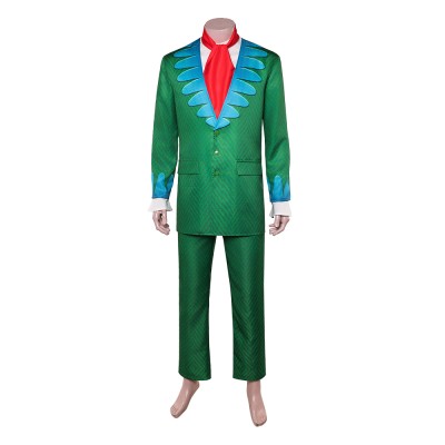 Mr. 9 Green Cosplay Costume Halloween Carnival Outfit