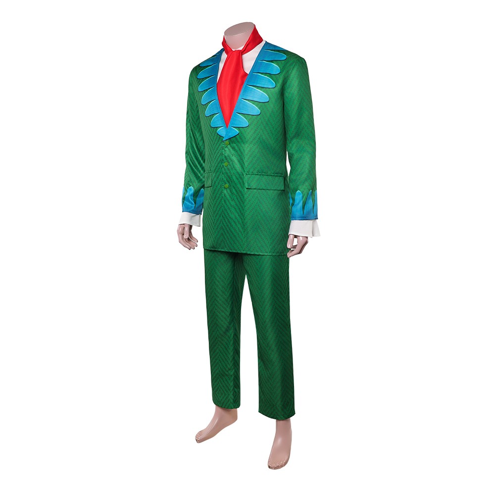 Mr. 9 Green Cosplay Costume Halloween Carnival Outfit