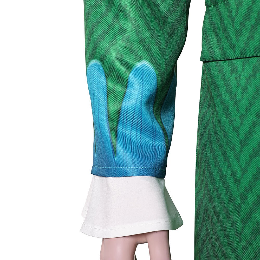 Mr. 9 Green Cosplay Costume Halloween Carnival Outfit