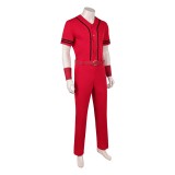 Monkey D. Luffy Red Cosplay Costume Halloween Carnival Outfit