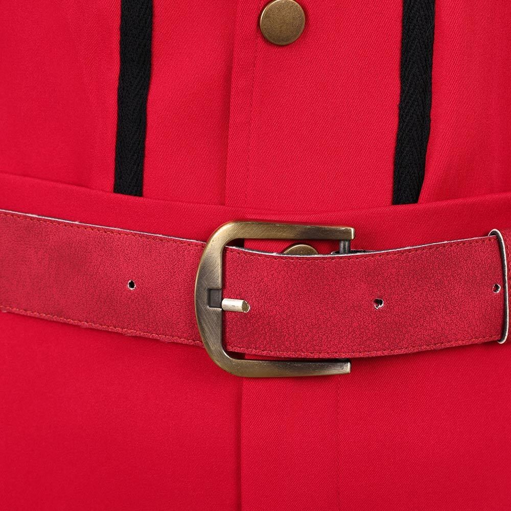 Monkey D. Luffy Red Cosplay Costume Halloween Carnival Outfit