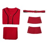Monkey D. Luffy Red Cosplay Costume Halloween Carnival Outfit