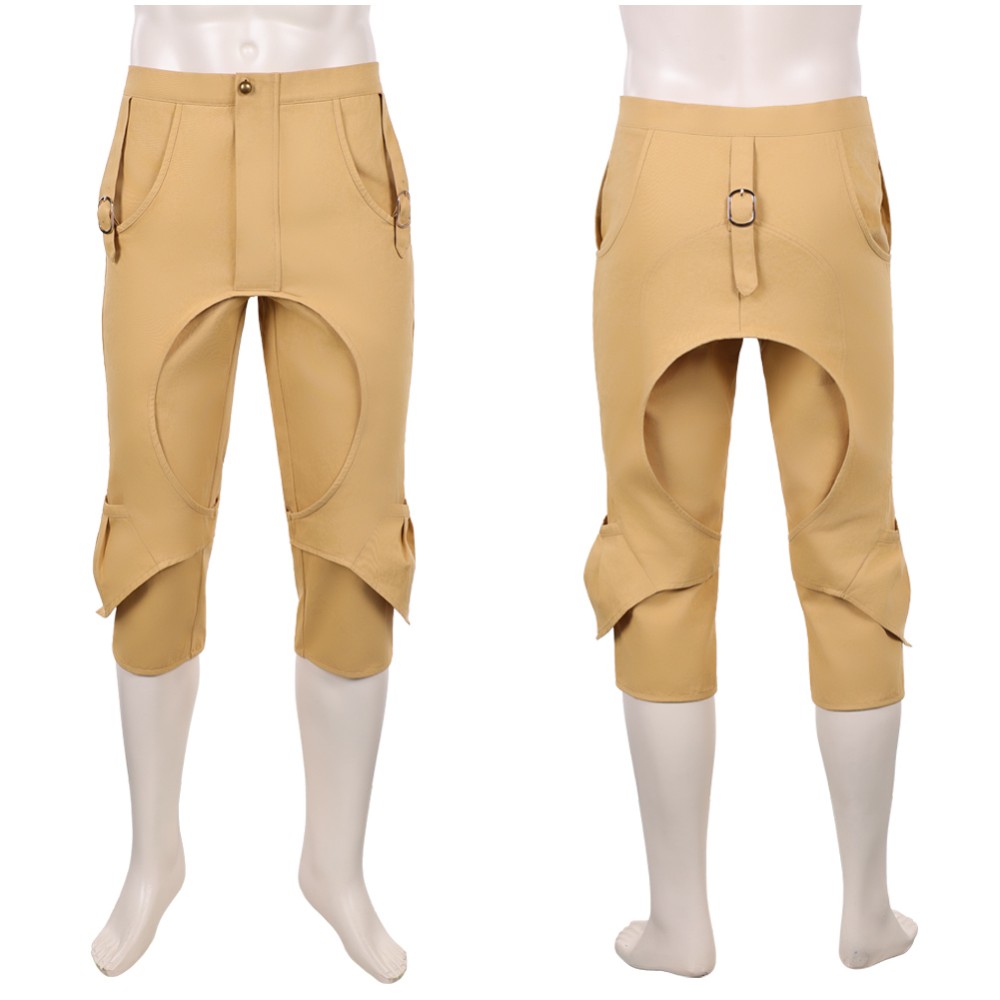Monkey D. luffy Brown Pant Cosplay Costume Halloween Carnival Outfit
