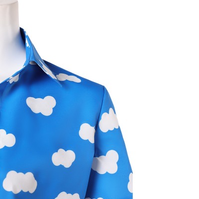 Miss Goldenweek Women Blue Cosplay Costume Halloween Carnival Outfit