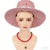 Miss Goldenweek Chapeau Rose Accessoires de Chapeau Costume Cosplay Halloween Carnaval