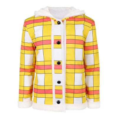 Luffy Yellow Coat Cosplay Costume Halloween Carnival Outfit