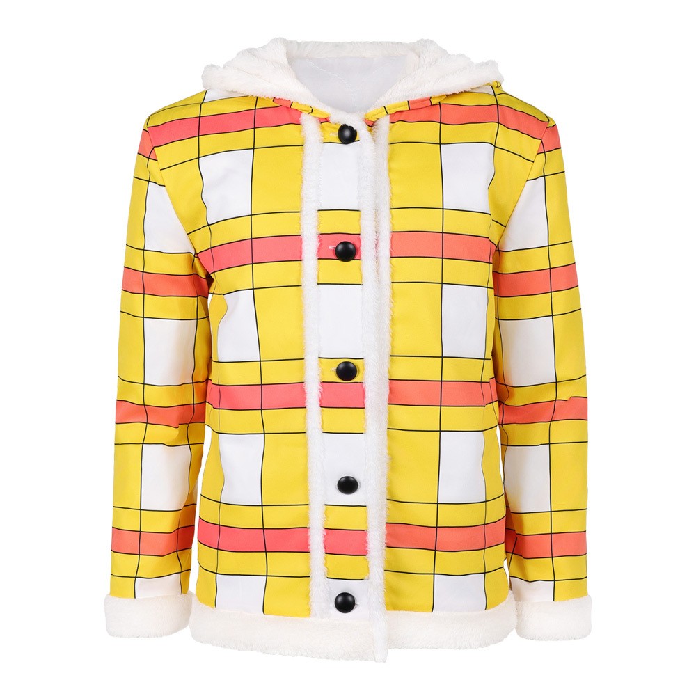 Luffy Yellow Coat Cosplay Costume Halloween Carnival Outfit