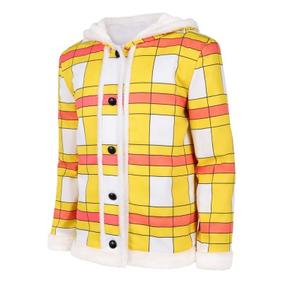 Luffy Yellow Coat Cosplay Costume Halloween Carnival Outfit
