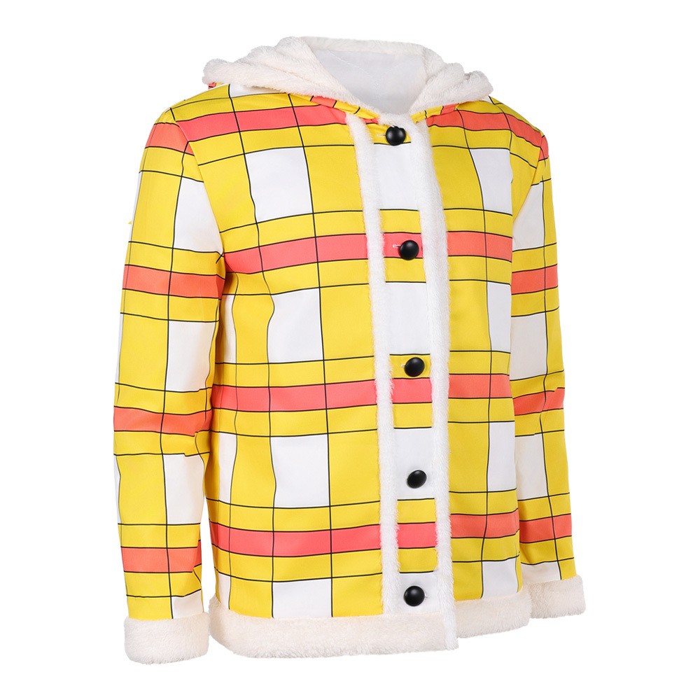 Luffy Yellow Coat Cosplay Costume Halloween Carnival Outfit