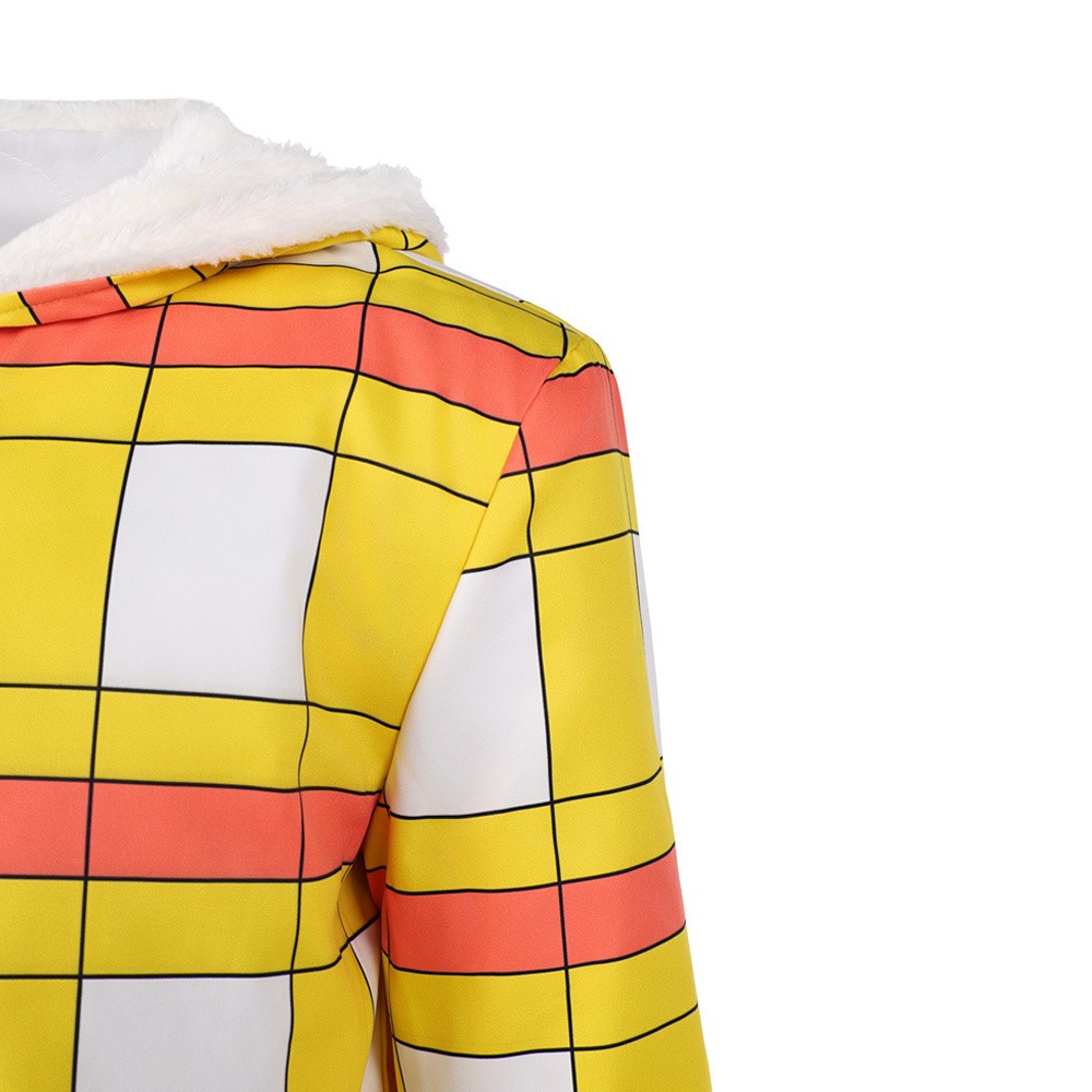 Luffy Yellow Coat Cosplay Costume Halloween Carnival Outfit