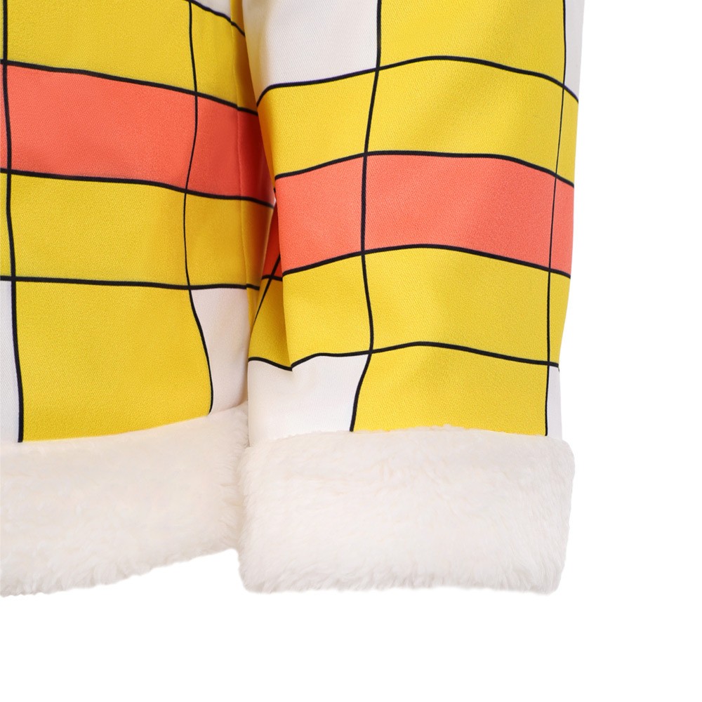Luffy Yellow Coat Cosplay Costume Halloween Carnival Outfit