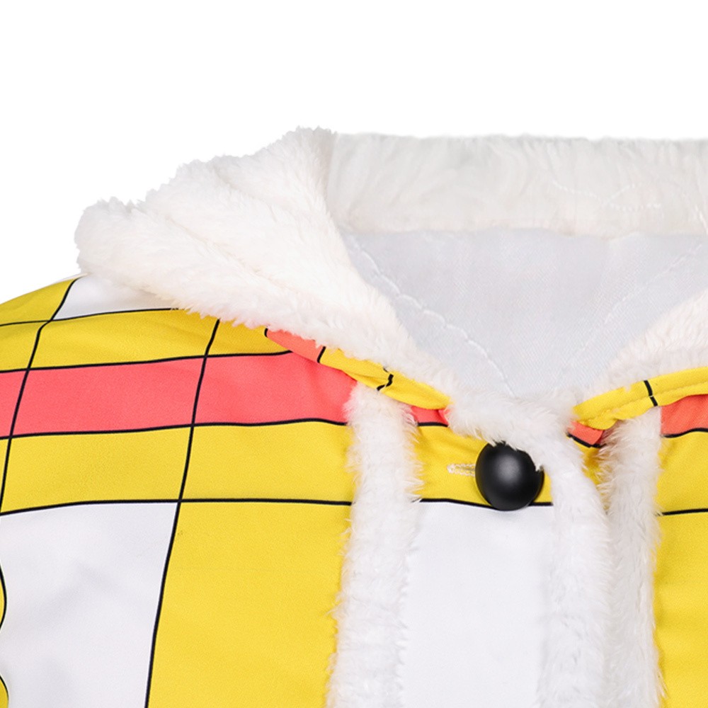 Luffy Yellow Coat Cosplay Costume Halloween Carnival Outfit