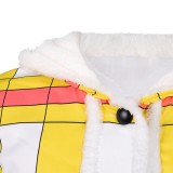 Luffy Yellow Coat Cosplay Costume Halloween Carnival Outfit