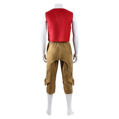 Luffy Red Cosplay Costume Halloween Carnival Outfit