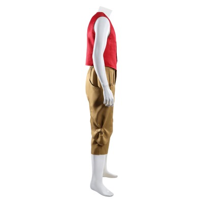 Luffy Red Cosplay Costume Halloween Carnival Outfit