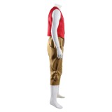 Luffy Red Cosplay Costume Halloween Carnival Outfit