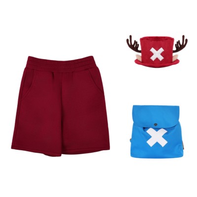 Costume de cosplay pour enfants Chopper Kids, pantalon rouge, tenue de carnaval d'Halloween