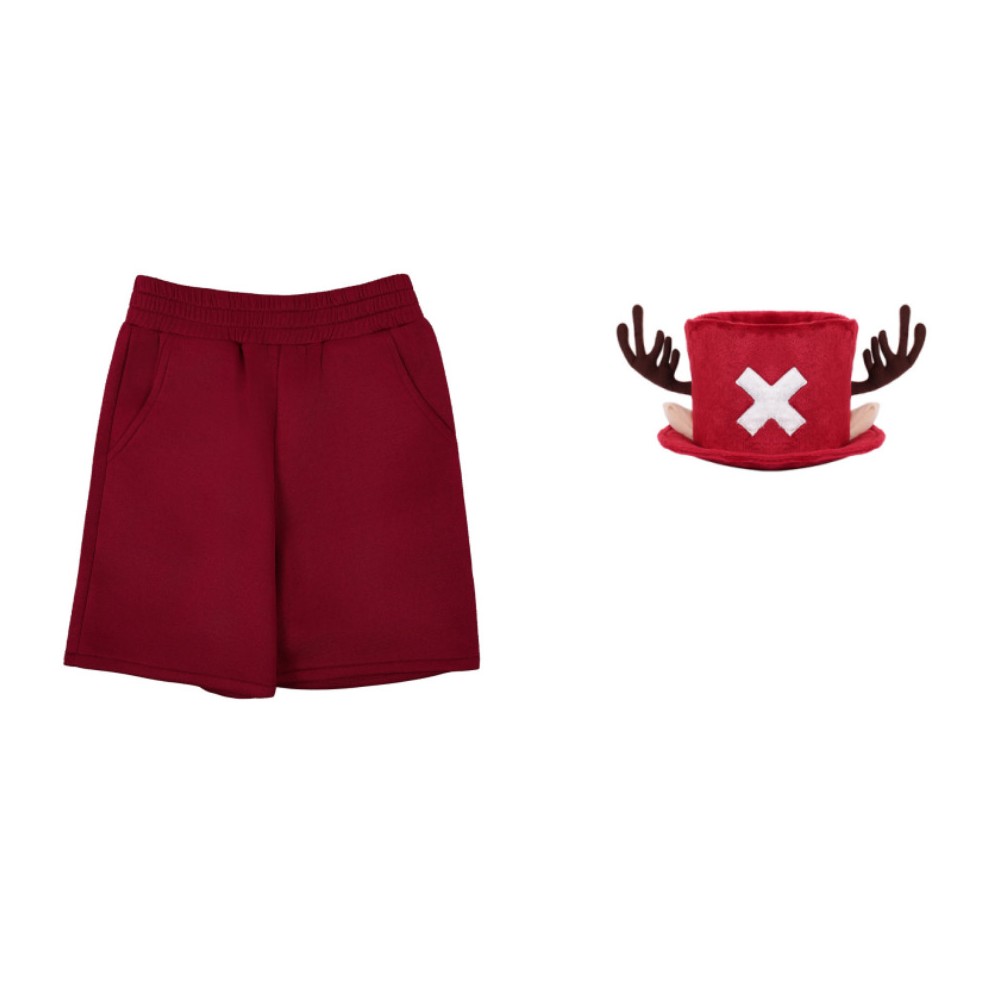 Costume de cosplay pour enfants Chopper Kids, pantalon rouge, tenue de carnaval d'Halloween