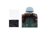 Kuzan Green Suit Party Cosplay Costume Halloween Carnival