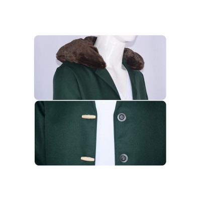 Kuzan Green Suit Party Cosplay Costume Halloween Carnival